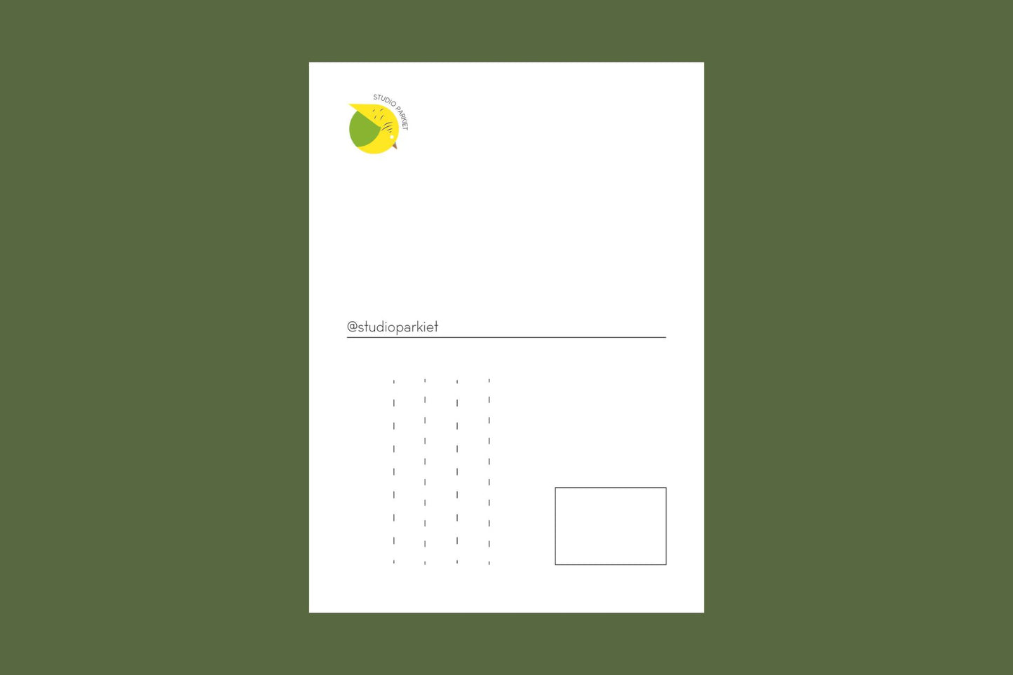 Kerstkaart - Kat in kerstboompakje