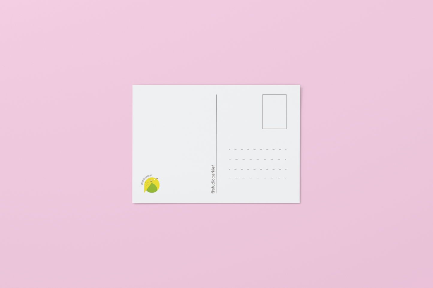 Postkaart - Bedankt