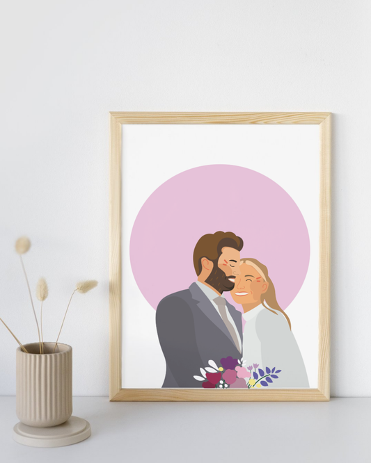 Cadeaubon voor een duoportret - VALENTIJNSACTIE