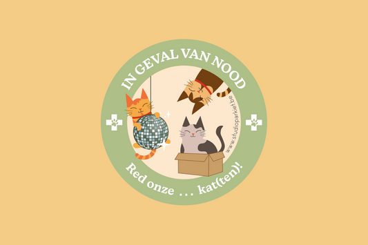 Huisdiersticker - Red mijn katten