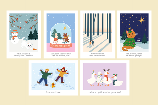 Kerstpakket 2025 (12 kaarten)
