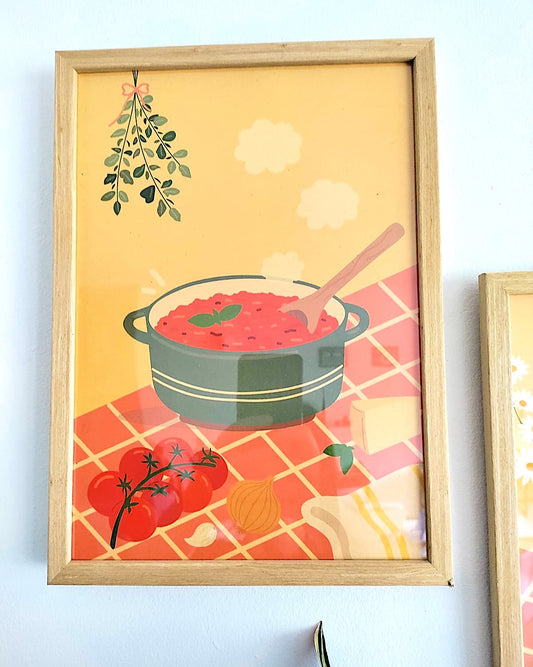 Poster van landbouwafval - Bolognaise - A4