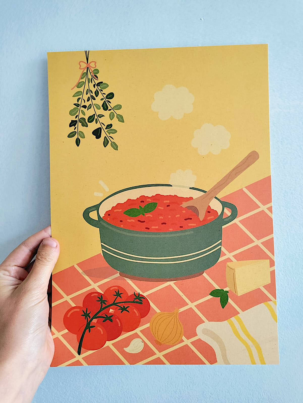 Poster van landbouwafval - Bolognaise - A4